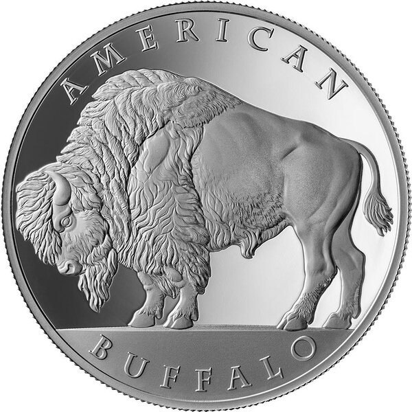Pièce de monnaie en Argent 1000 Satoshi g 31.1 (1 oz) Millésime 2024 United Crypto States AMERICAN BUFFALO