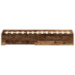 Lit avec tiroirs vidaXL en bois vieilli 120x190 cm en bois d'ingénierie