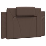 vidaXL Cadre de lit sans matelas marron 80x200 cm similicuir