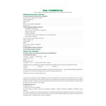 Dossier Location Commerciale - Vert - X 5 - Exacompta
