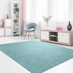 Tapis d'intérieur uni 200 x 290 cm - Bleu