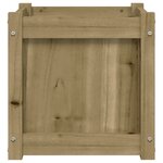vidaXL Jardinières 2 Pièces bois de pin imprégné
