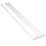 vidaXL Paroi de douche et étagère Chrome 90x195 cm Verre ESG&Aluminium