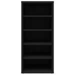 vidaXL Armoire à chaussures Noir 31 5x35x70 cm Aggloméré
