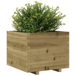 vidaXL Jardinière 60x60x49 5 cm bois de pin imprégné