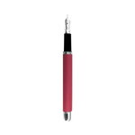 Stylo plume cristo 13 x 1.1 cm - corps métal - pointe iridium - rose