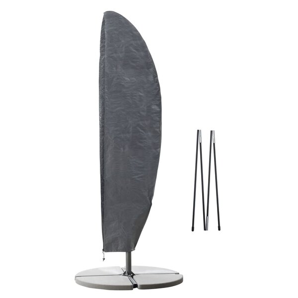Nature Housse de protection pour parasols inclinés 54/32x290 cm