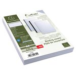 Paquet De 100 Couvertures Grain Toilé Pour Reliure A4 - Blanc - Exacompta