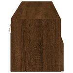 vidaXL Meubles TV muraux 2 Pièces chêne marron 60x30x30cm bois ingénierie