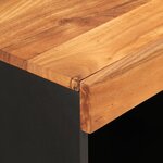vidaXL Armoire latérale 85x33x75 cm bois massif d'acacia