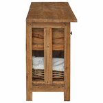 vidaXL Buffet bois d'acajou massif 100x30x50 cm