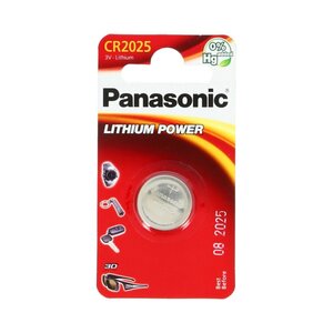 Panasonic knopfzellen cr2025l/1bp