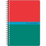 Carnet spirale 180 pages 5x5 70 g  format 10 5 x 14 8 cm CONQUERANT