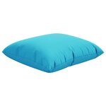 vidaXL Coussins Scatter 4 Pièces Turquoise 40x40 cm Tissu