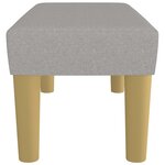 vidaXL Banc Gris clair 70x30x30 cm Tissu