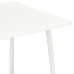Bureau table poste de travail meuble d'ordinateur informatique étude avec étagère 102 x 50 x 117 cm blanc 02_0023475