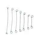 (couronne de 5000) lien bouclé plastifié longueur 14mm