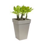 Pot de fleurs carré haut 30 - Blanc - Loft Urban - 100  recyclé