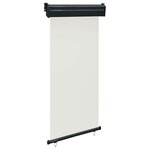 vidaXL Auvent latéral de balcon 105x250 cm Crème