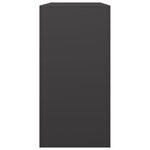 vidaXL Portant de bois de chauffage noir 100x40x80 cm acier