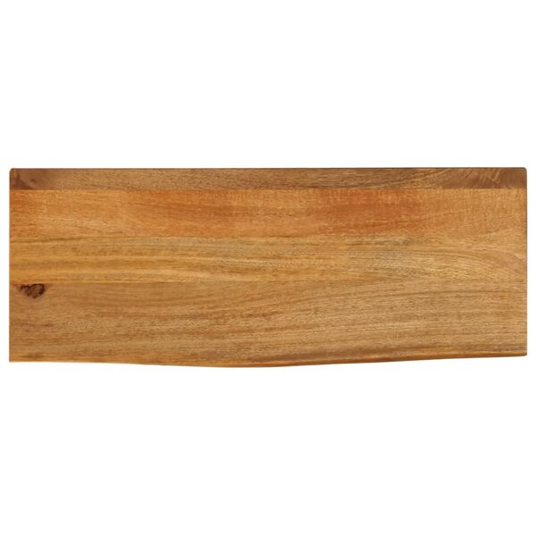 vidaXL Dessus de table à bord vivant 90x40x2 5 cm bois massif manguier