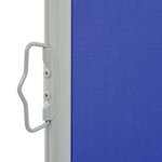 vidaXL Auvent latéral rétractable de patio 100x300 cm Bleu