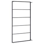 vidaXL Porte-serviette Noir 60x10x116 cm Acier