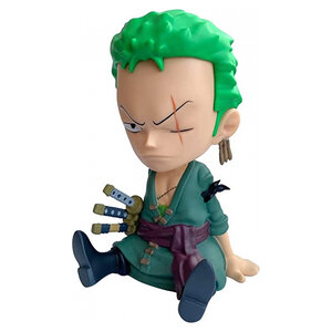 Tirelire Zoro en PVC - Figurine One Piece Unique pour les Fans d'Anime