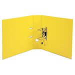 Classeur à levier Prem'Touch Polypropylène - Dos 80mm - A4 maxi - Jaune EXACOMPTA