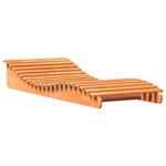 vidaXL Chaise longue cire marron 205x80x31 5 cm bois massif de pin