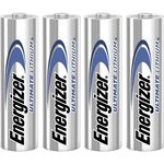 Blister de 4 Piles Ultimate Lithium L91 AA Mignon ENERGIZER