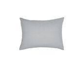Taie d'oreiller - 50 x 70+5 cm uni - Acier
