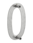 THIRARD - Chiffre 0 à visser  inox  H.100mm