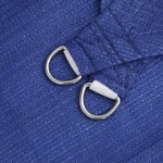 vidaXL Voile d'ombrage 160 g/m² Bleu 2x2 m PEHD