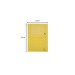 Paquet De 25 Chemises À Fenêtre Forever 130g/m2 - 22x31cm - Jaune - X 16 - Exacompta