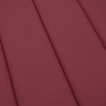 vidaXL Coussin de chaise longue rouge bordeaux 200x50x3cm tissu oxford