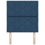 Tête de lit LED vidaXL Design Blocs en Diamant Bleu 80 cm Tissu