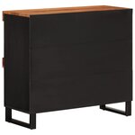 vidaXL Armoire latérale 85x33x75 cm bois massif d'acacia