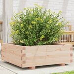 vidaXL Jardinière 70x70x26 5 cm bois de pin massif
