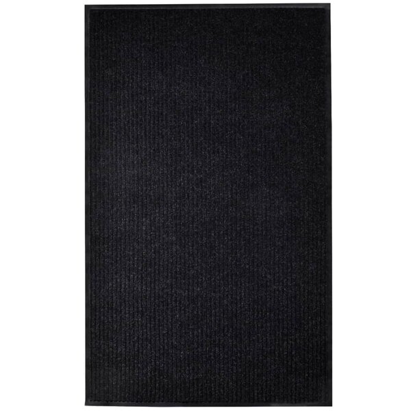 vidaXL Paillasson Noir 117x220 cm PVC