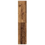 vidaXL Cabinet à chaussures en bois vieilli 80x35 5x180 cm en bois d'ingénierie