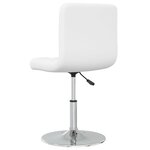 vidaXL Chaises à manger lot de 6 blanc similicuir