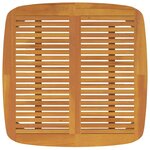 vidaXL Table de jardin 110x110x75 cm Bois d'acacia solide