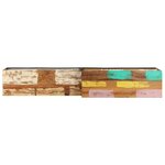 vidaXL Meuble TV 180x30x50 cm Bois de récupération massif