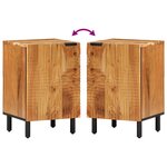 Meuble de salle de bain vidaXL 38x33 5x58 cm en bois solide d'acacia