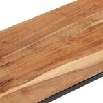 vidaXL Meuble TV 180x30x50 cm Bois d'acacia massif