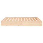 vidaXL Cadre de lit sans matelas bois massif 160x200 cm