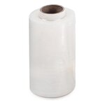 Film étirable en mini-bobine de 125 mm raja transparent + dérouleur plastique avec frein (lot de 12)