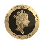 Monnaie 100 NZD 1 oz or pur - La Elizabeth II Lotus - BE Millésime 2020 - VeraValor