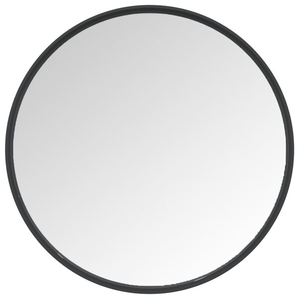 vidaXL Miroir mural Noir 40 cm